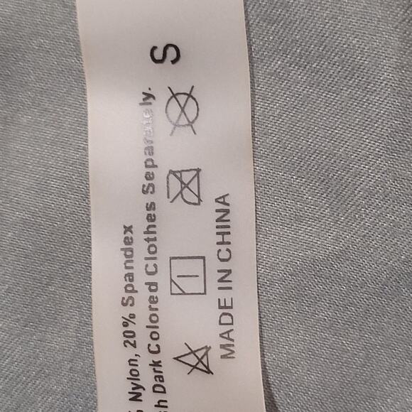 Black Ruffle 1 PC Tummy Control Swimsuit, Black, w/ Sheer Zebra Cover-Up, Small - Picture 9 of 10